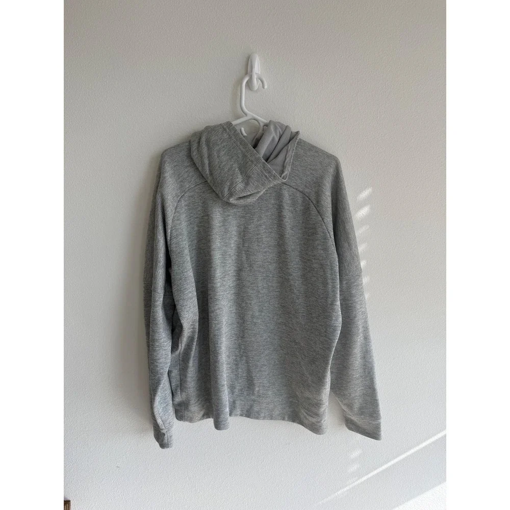 Adidas ID Stadium Multi-Language Graphic Hoodie Heather Grey Mens XL Pullover